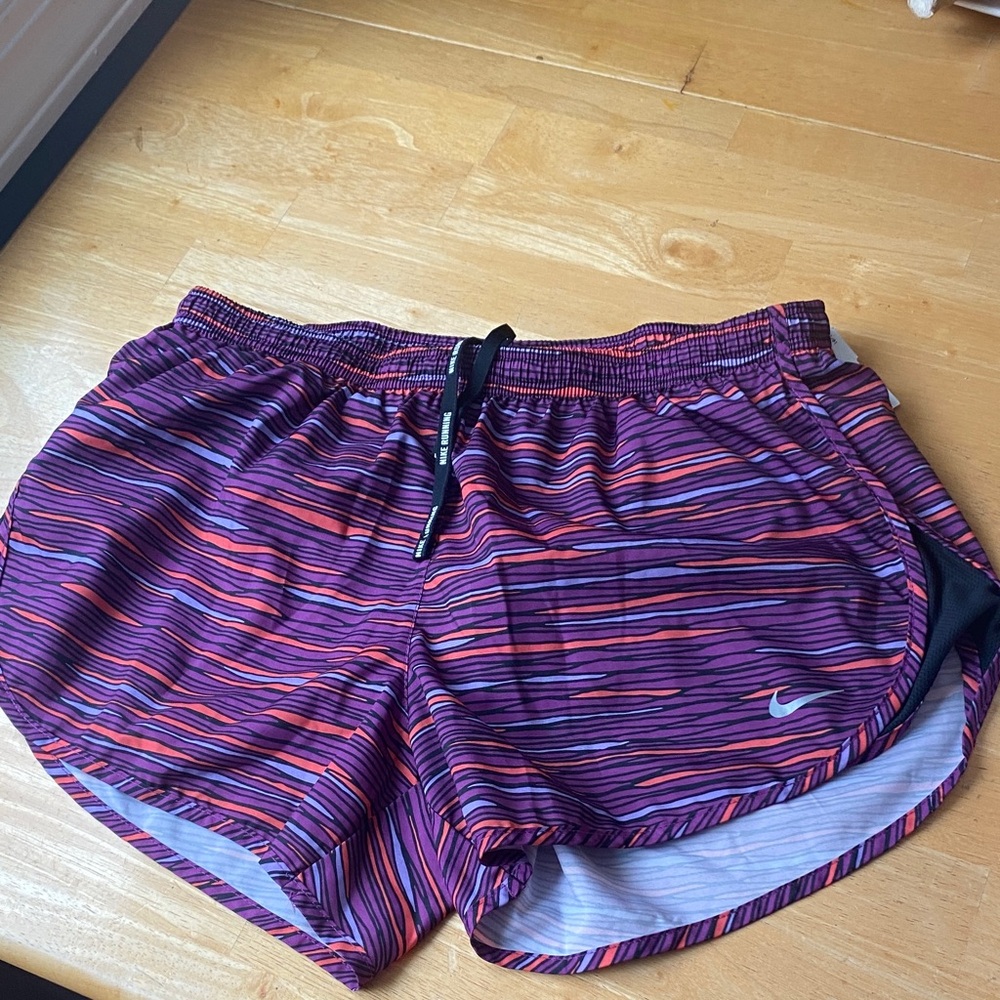 Women's Striped Athletic Shorts